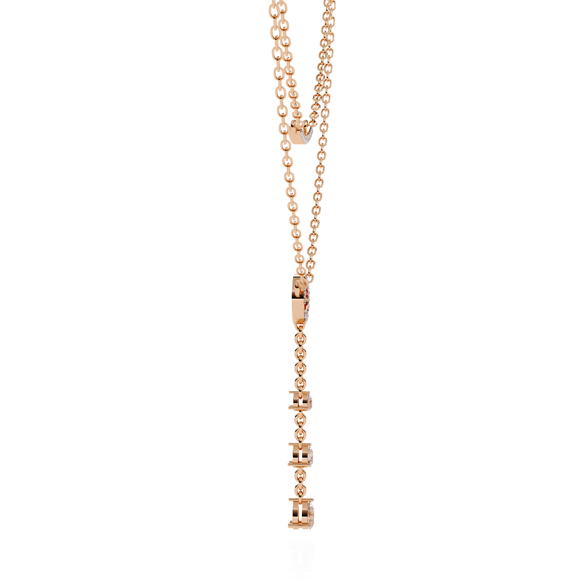 Two-Tiered Diamind Grace Necklace