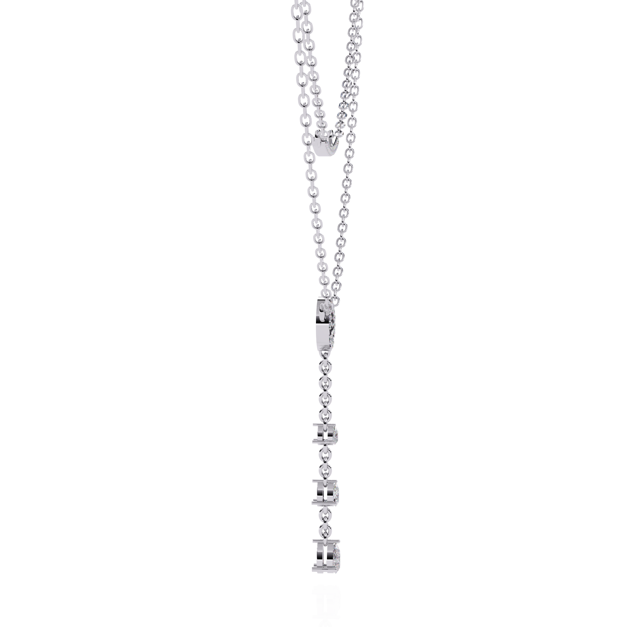 Two-Tiered Diamind Grace Necklace