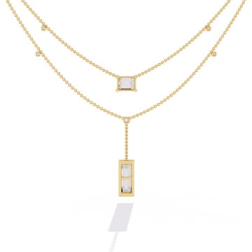 Sophisticated Two-Strand Diamond Necklace
