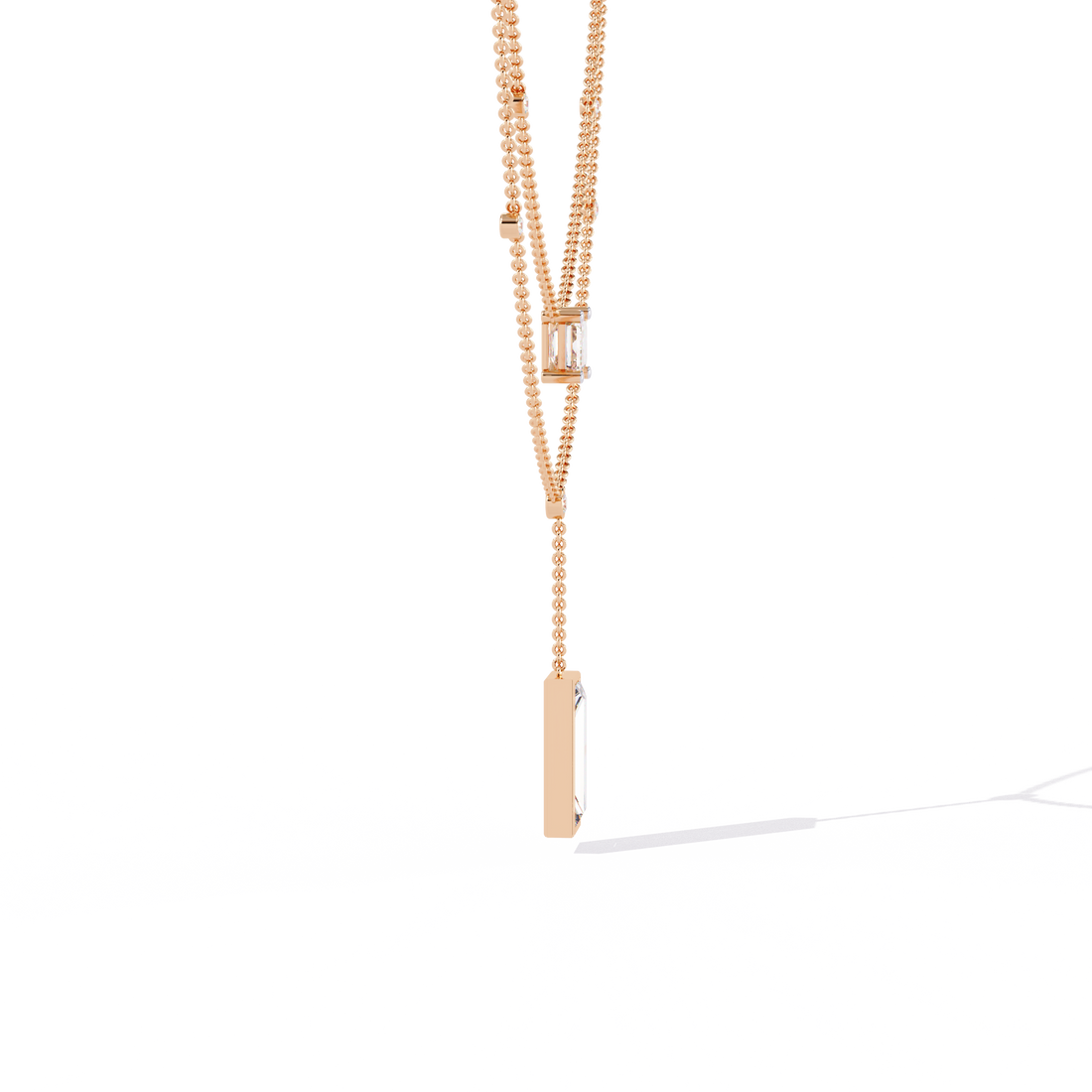 Sophisticated Two-Strand Diamond Necklace