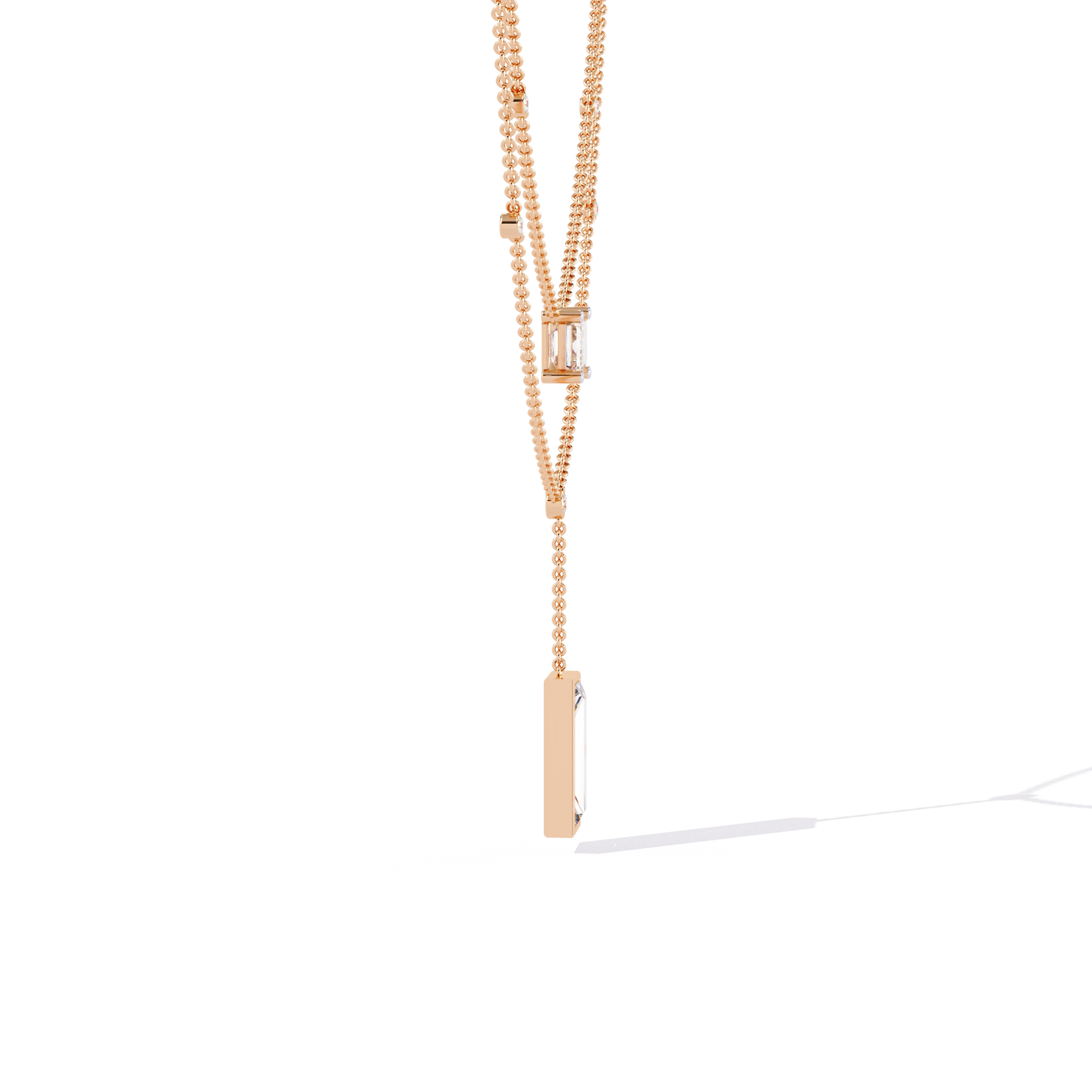 Sophisticated Two-Strand Diamond Necklace