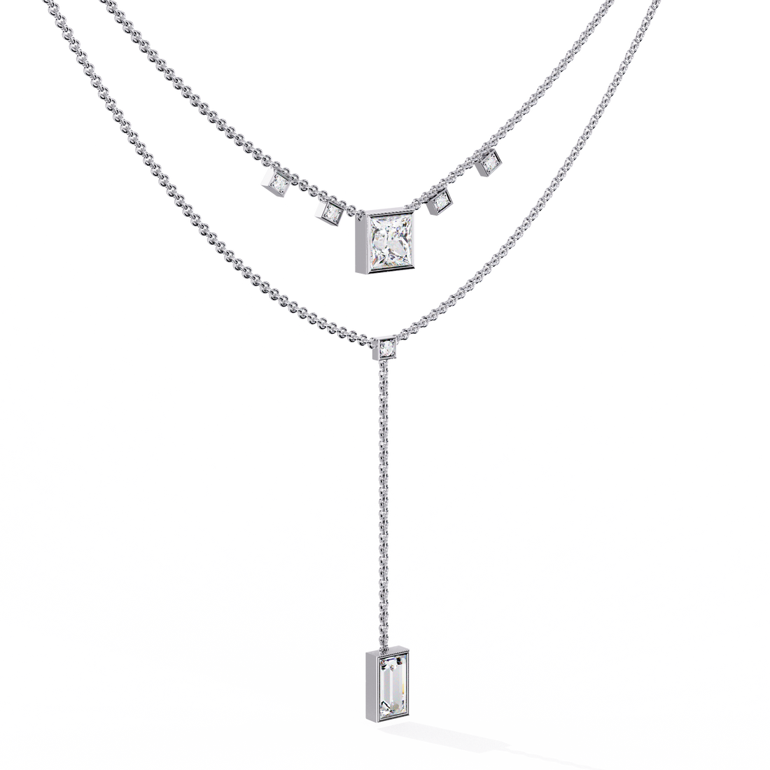 Infinity Link Diamond Necklace