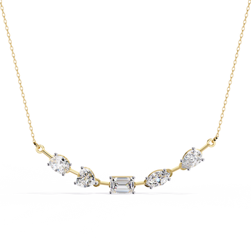 Unique Multi-Diamond  Necklace