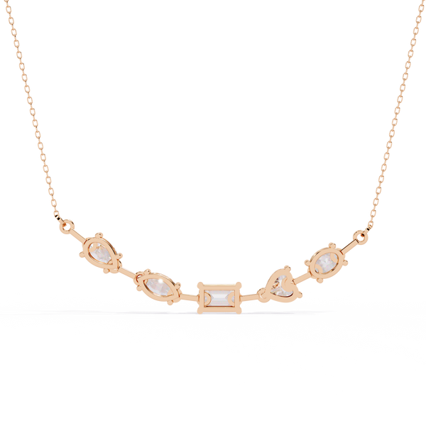 Unique Multi-Diamond  Necklace