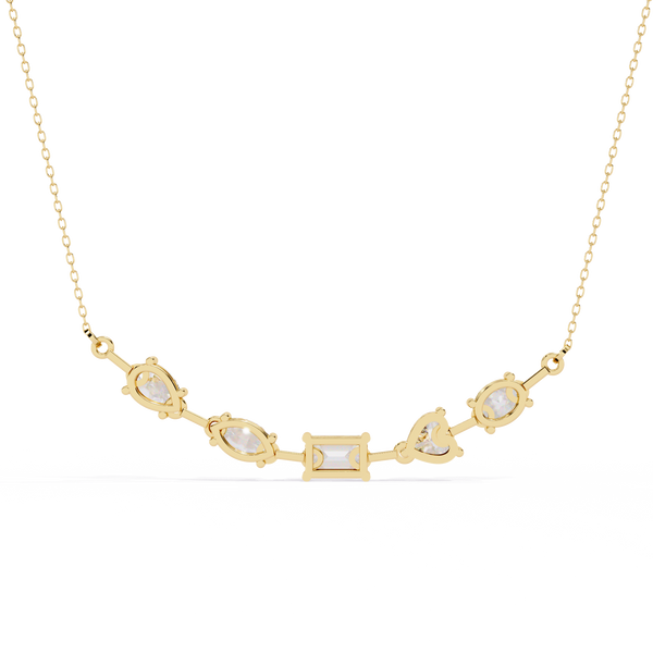 Unique Multi-Diamond  Necklace