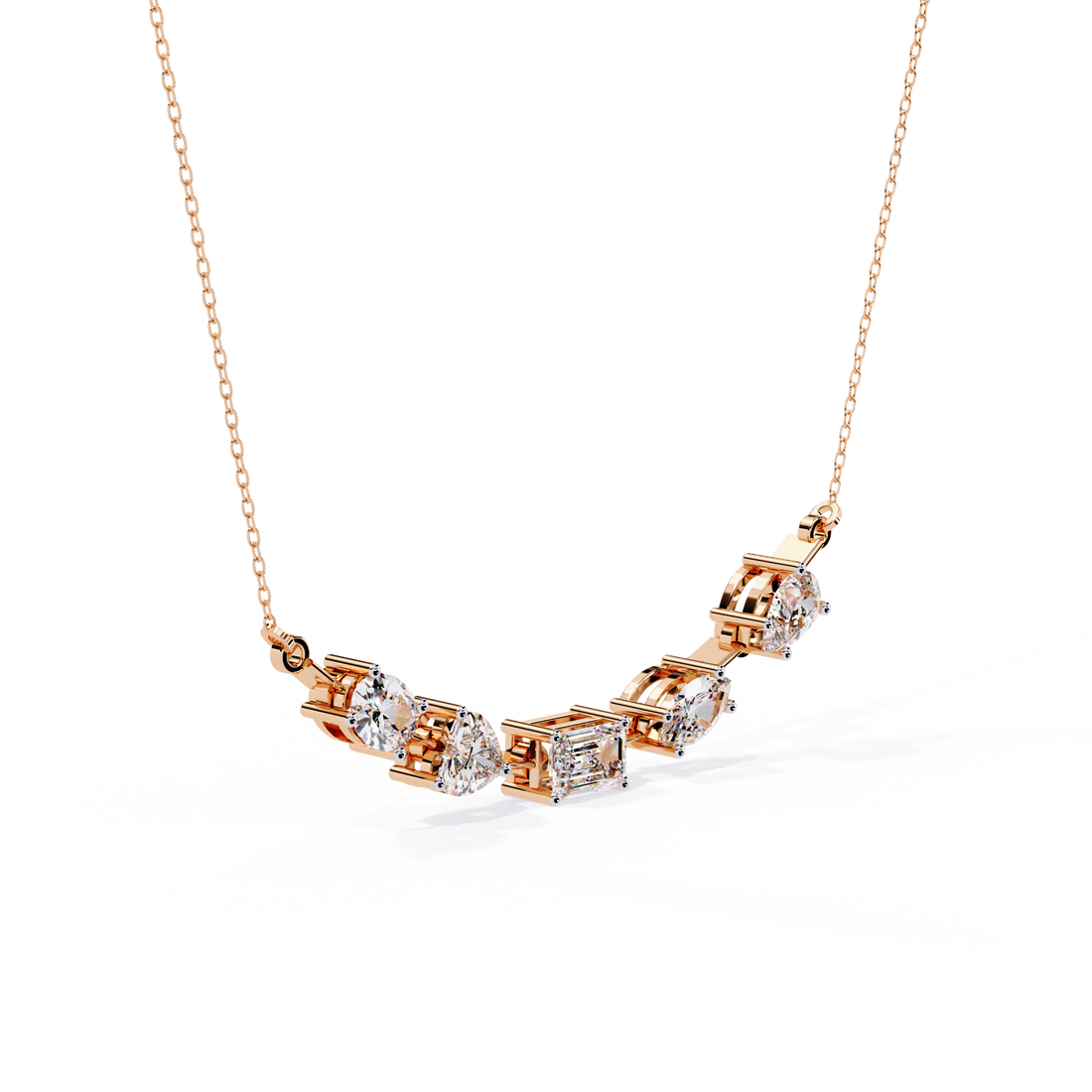 Symphony of Sparkle Diamond Necklace