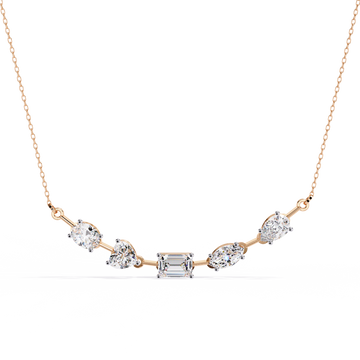 Unique Multi-Diamond  Necklace