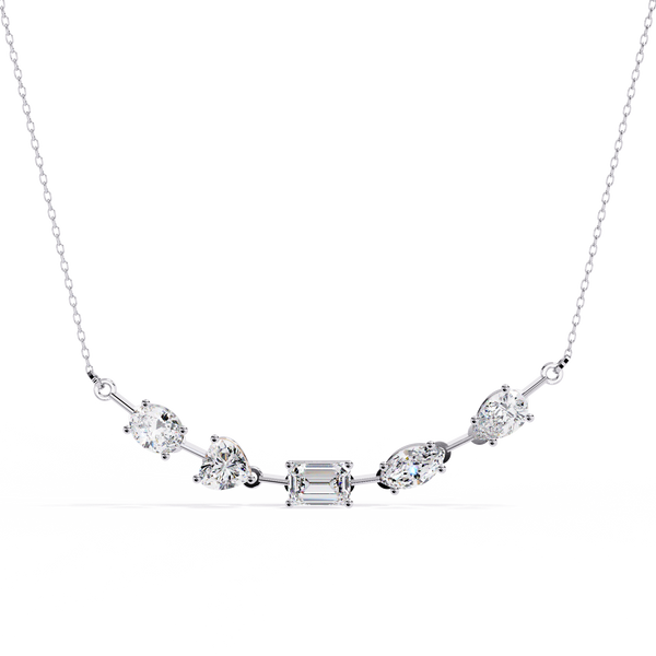 Unique Multi-Diamond  Necklace