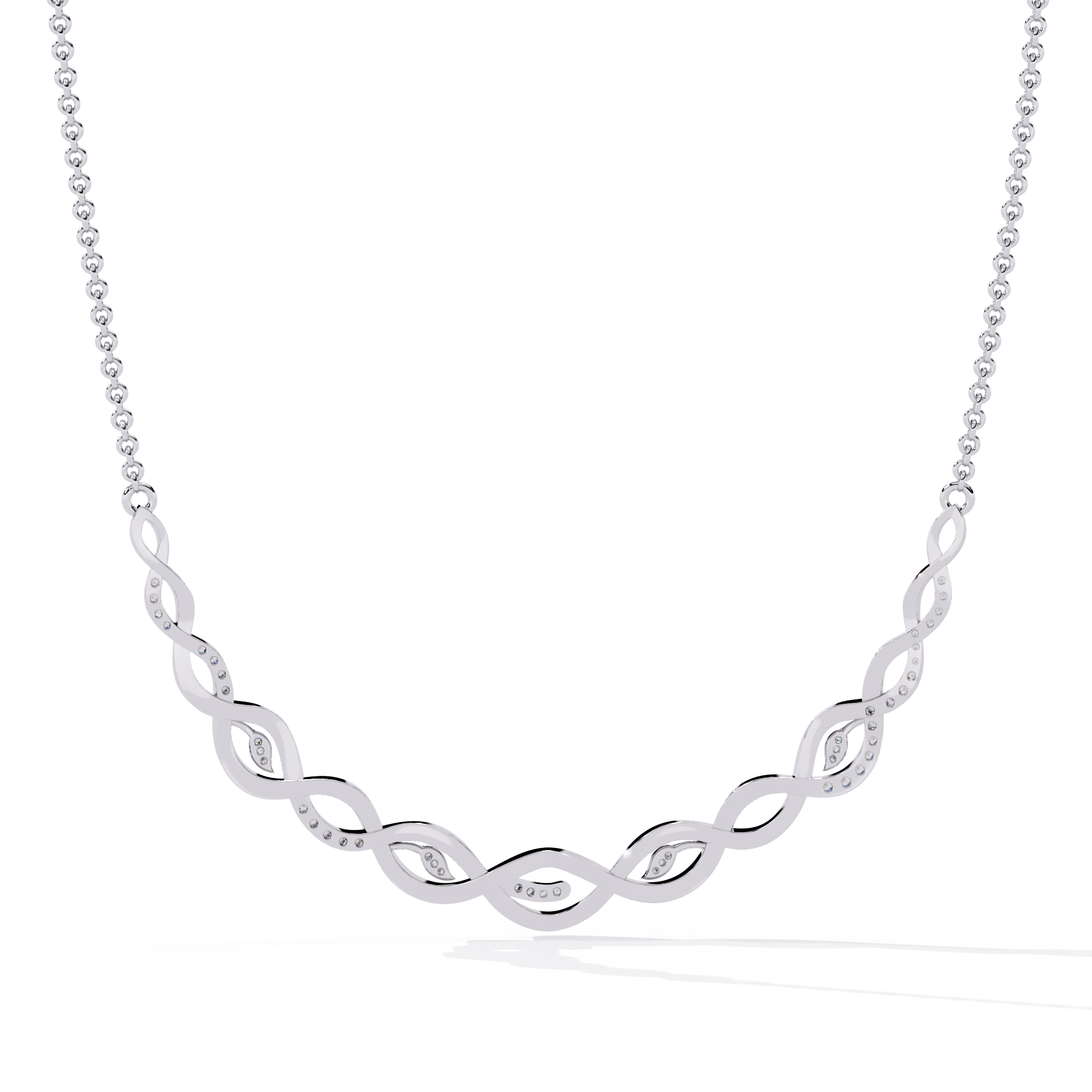 Solitairekart Diamond Infinity Necklace