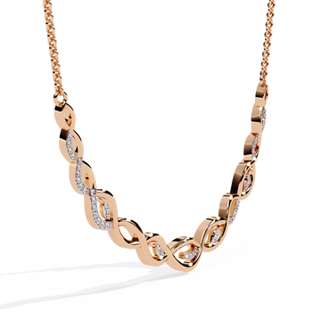 Solitairekart Diamond Infinity Necklace