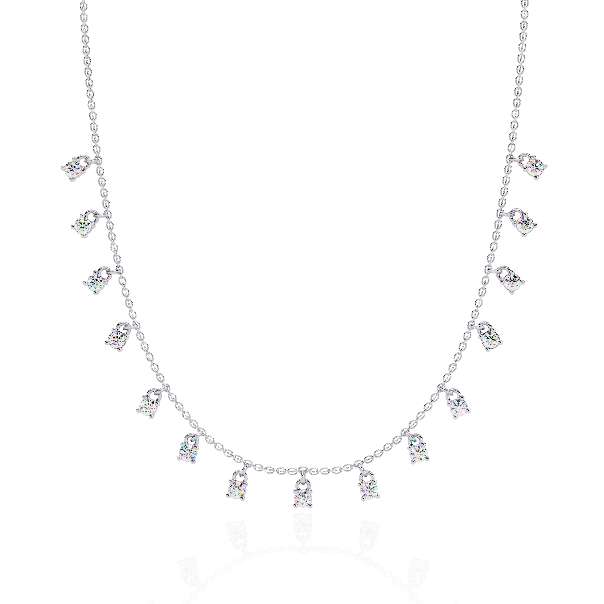 Plima Diamond Drop Necklace