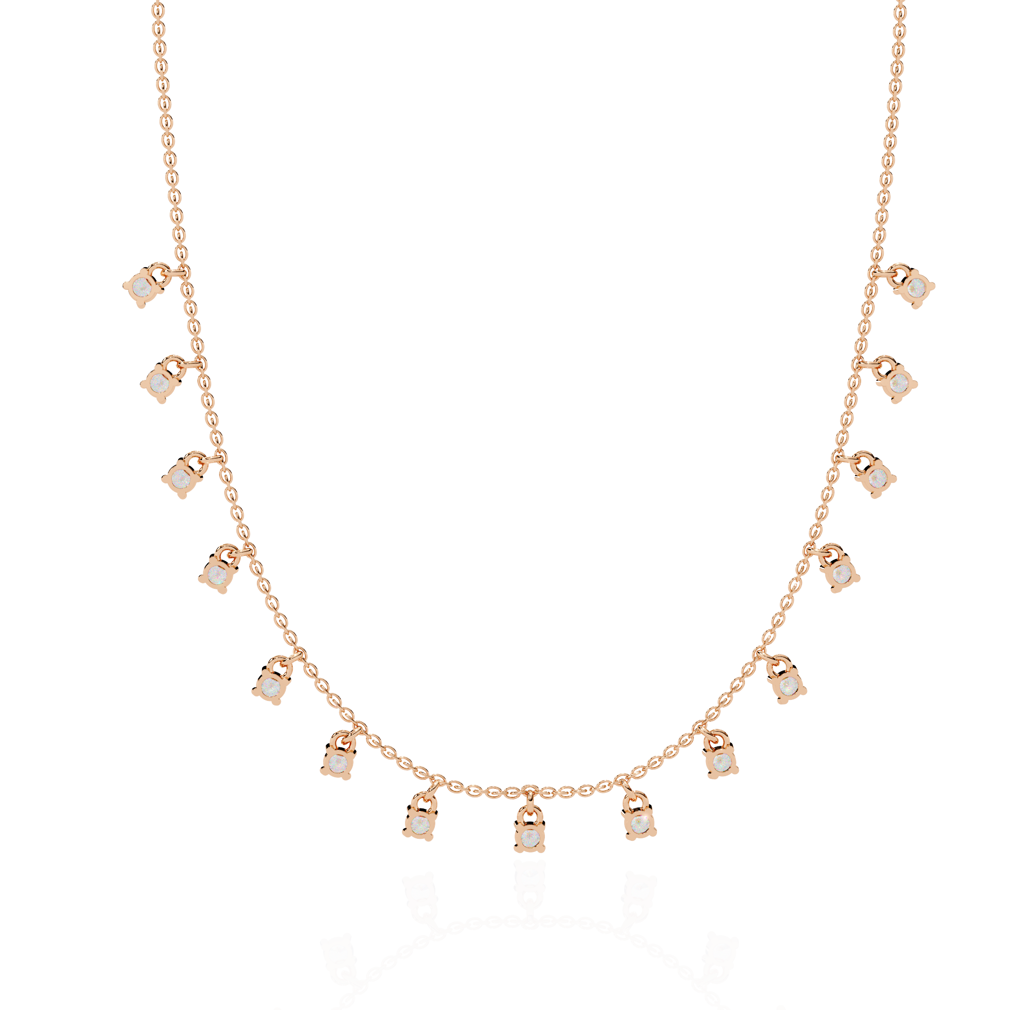 Plima Diamond Drop Necklace
