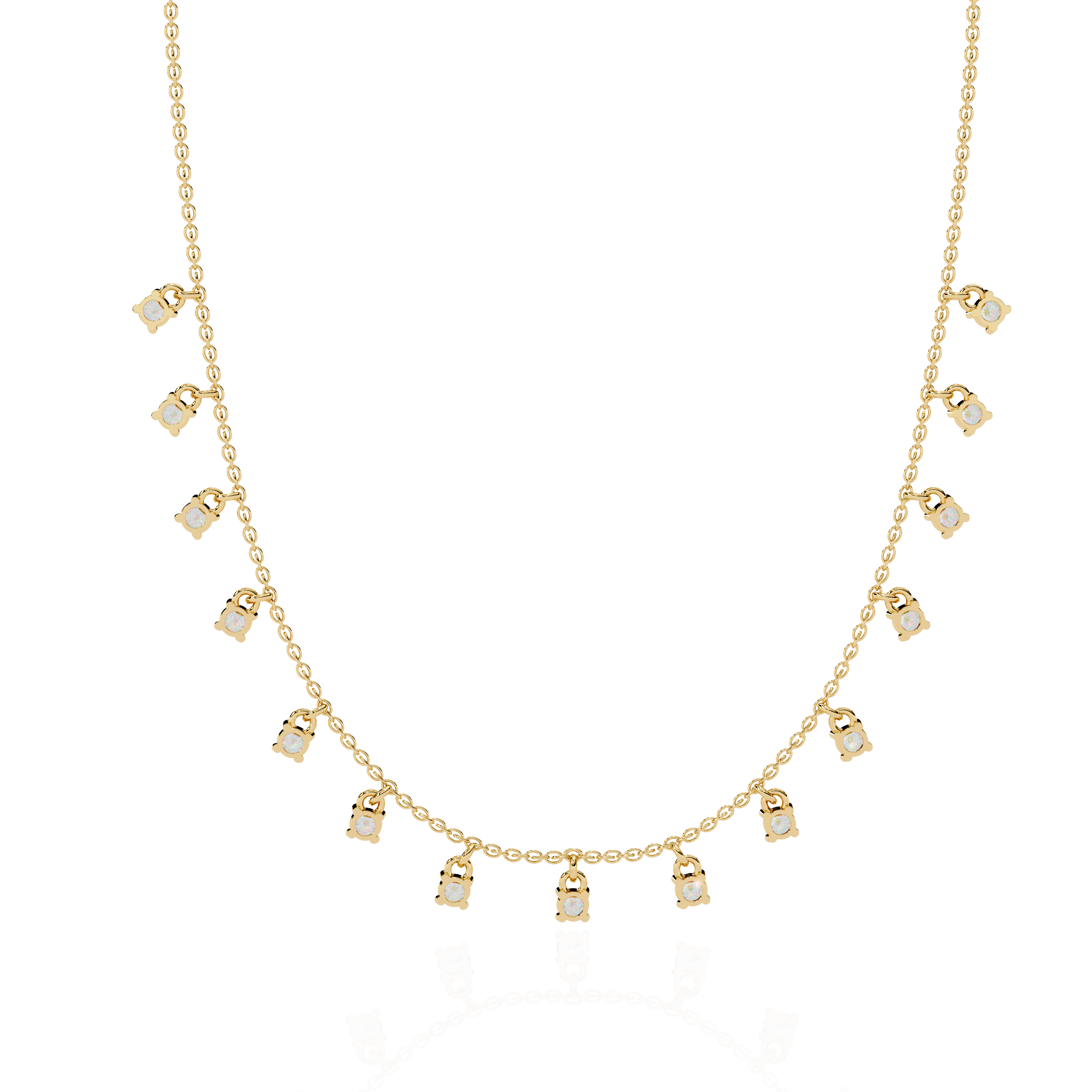 Plima Diamond Drop Necklace