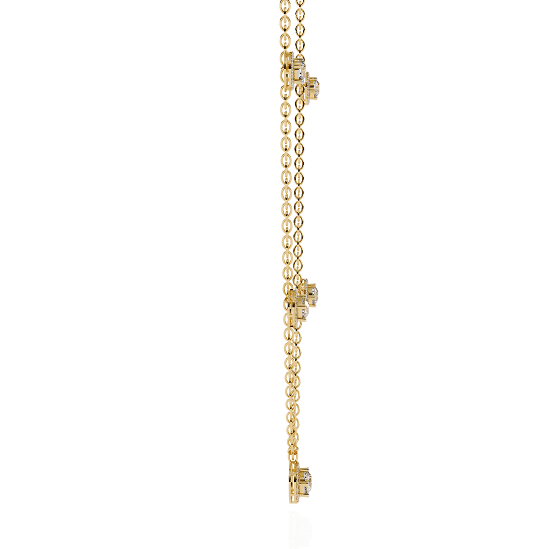 Dainty Floating Lab Grown Diamond Necklace