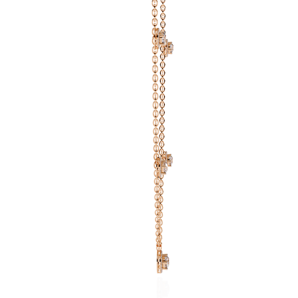 Dainty Floating Diamond Necklace