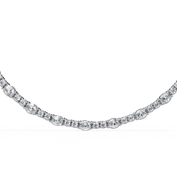 Minimalist Diamond Tennis Necklace