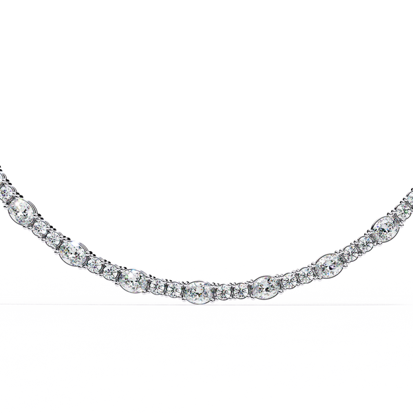 Minimalist Diamond Tennis Necklace