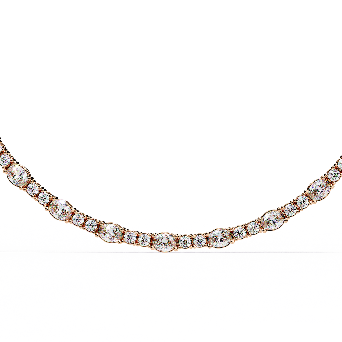Minimalist Diamond Tennis Necklace