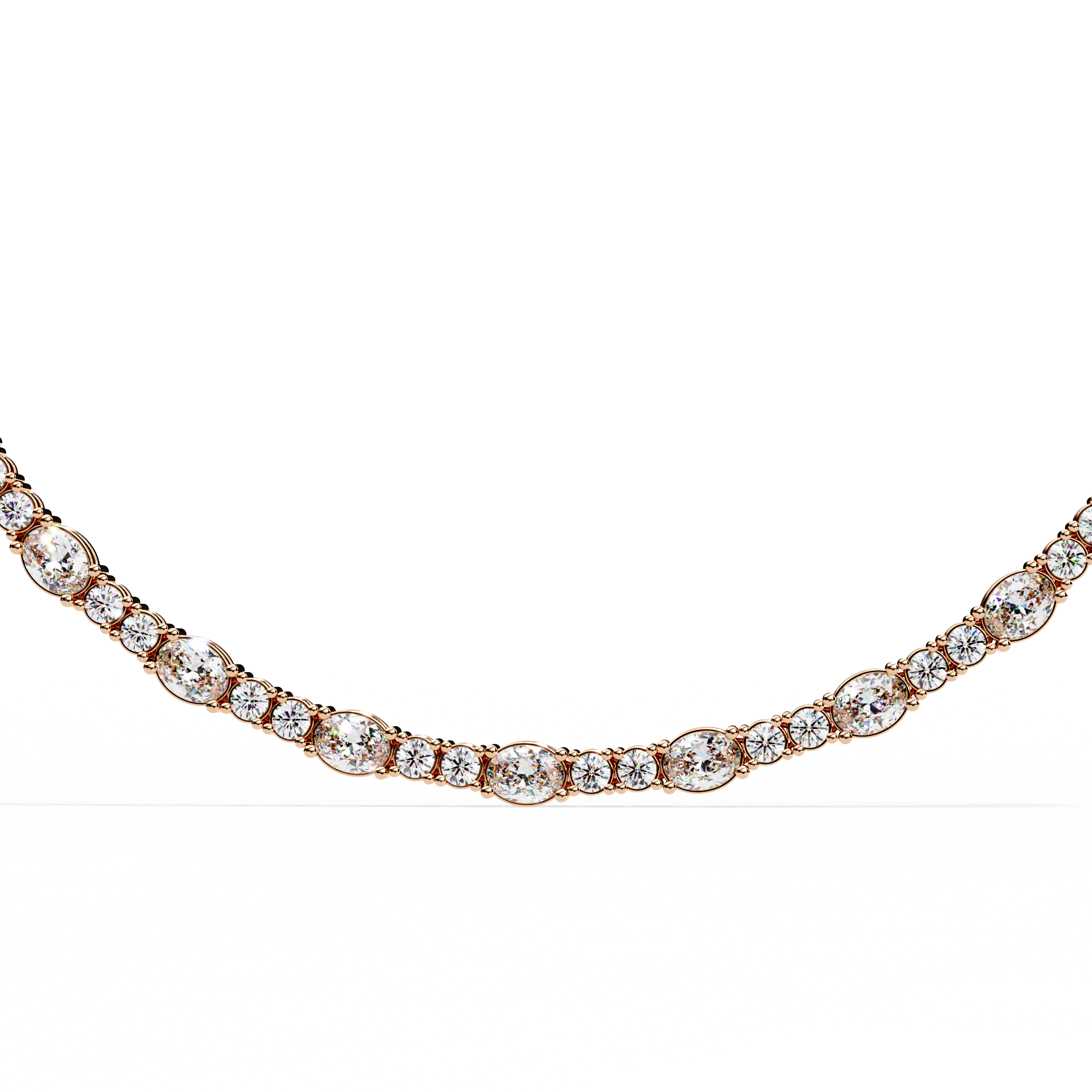 Minimalist Diamond Tennis Necklace