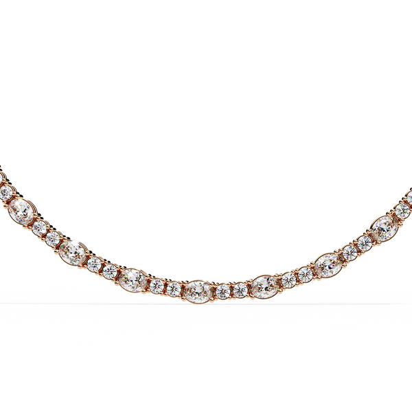 Minimalist Diamond Tennis Necklace
