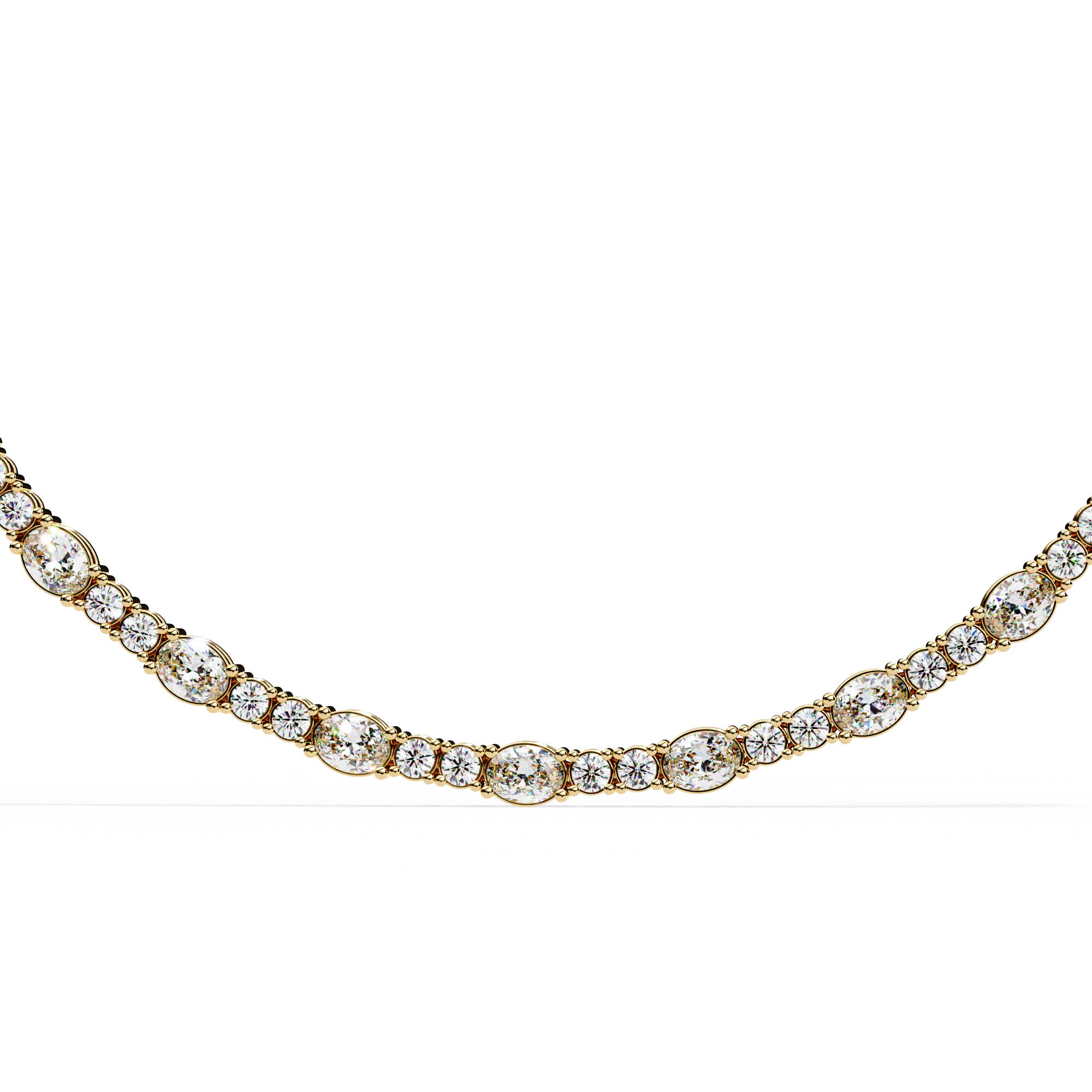 Minimalist Diamond Tennis Necklace