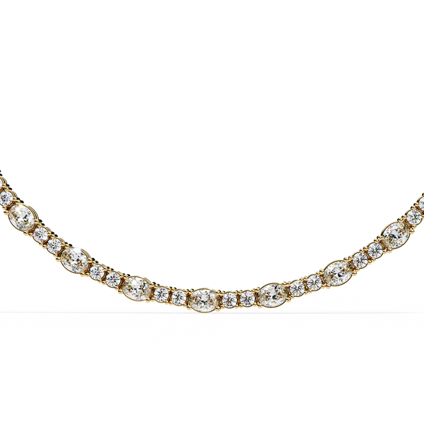 Minimalist Diamond Tennis Necklace