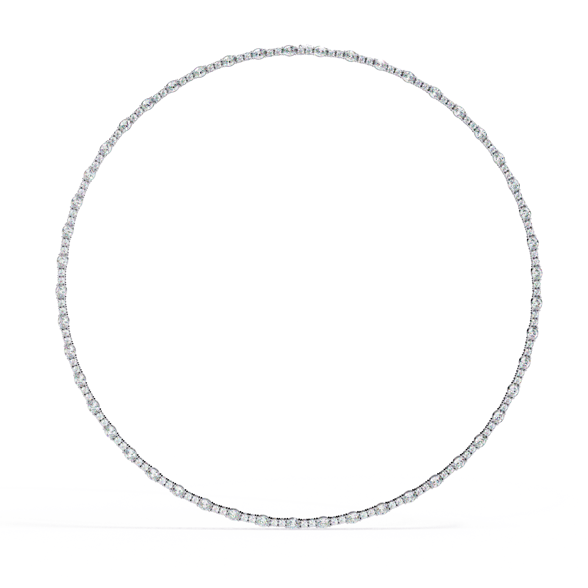 Minimalist Diamond Tennis Necklace