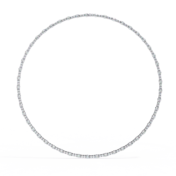 Minimalist Diamond Tennis Necklace