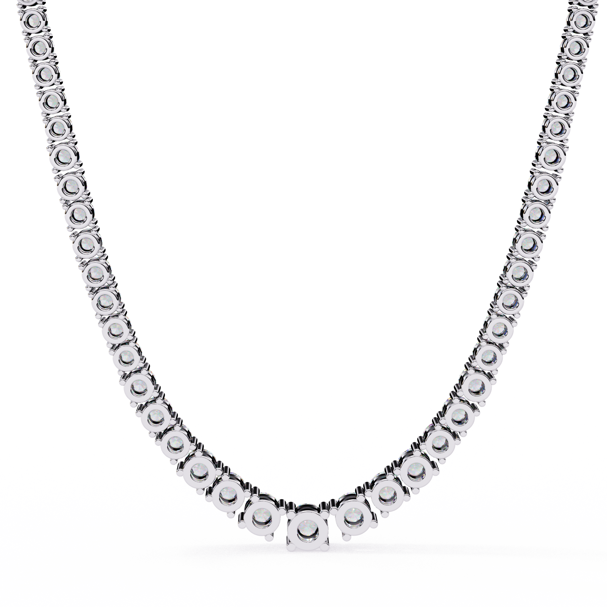 Heirloom Diamond Tennis Necklace