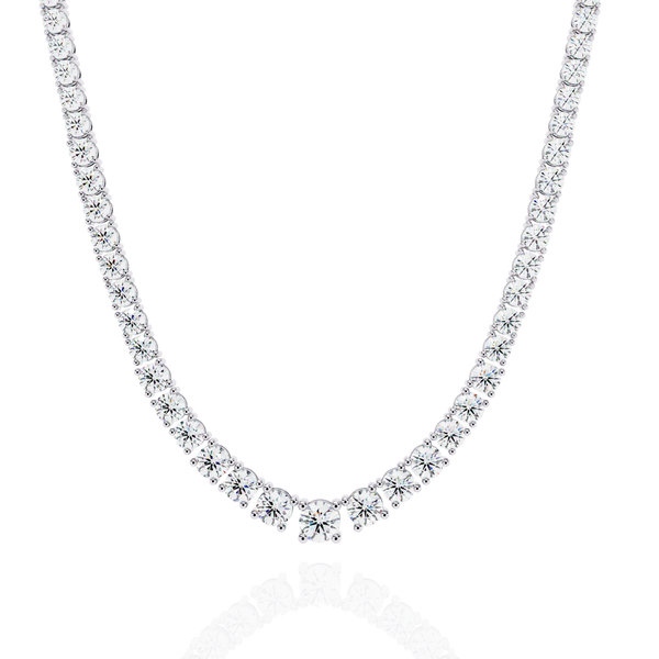 Heirloom Diamond Tennis Necklace