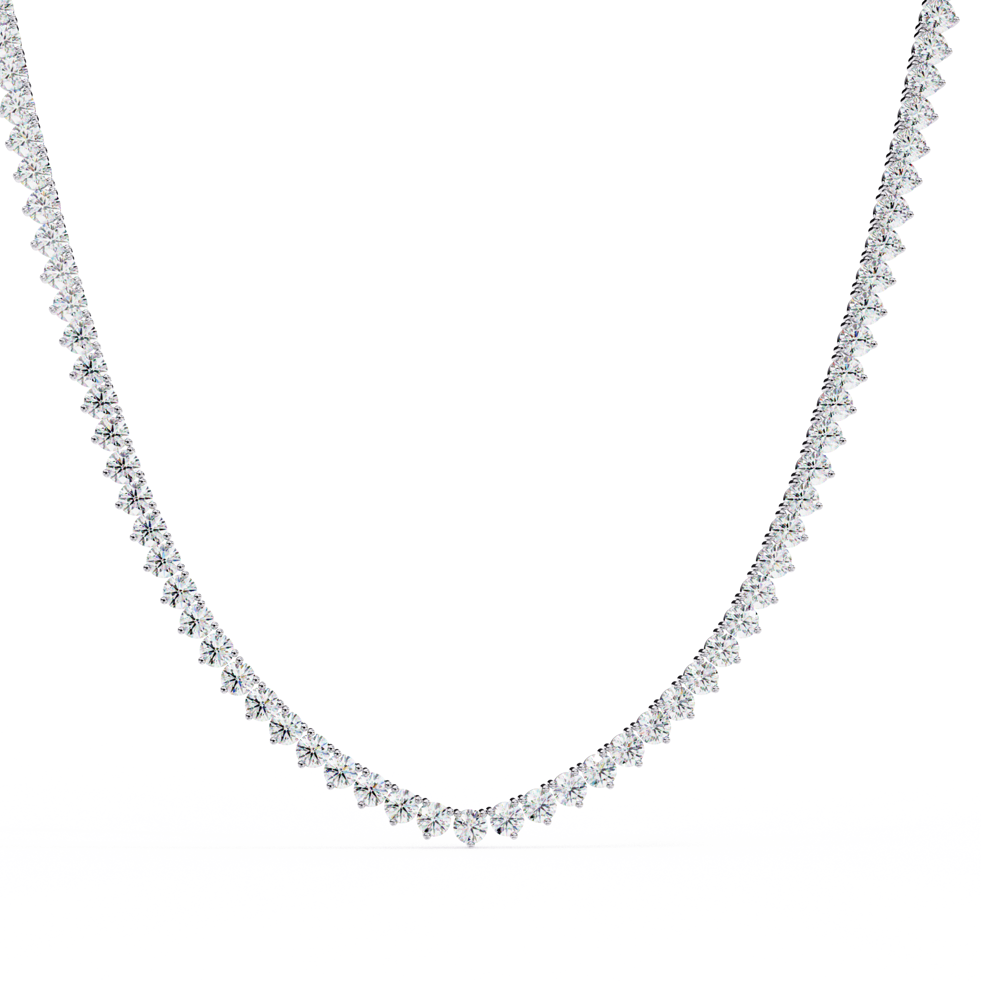 Dazzling Diamond Tennis Necklace