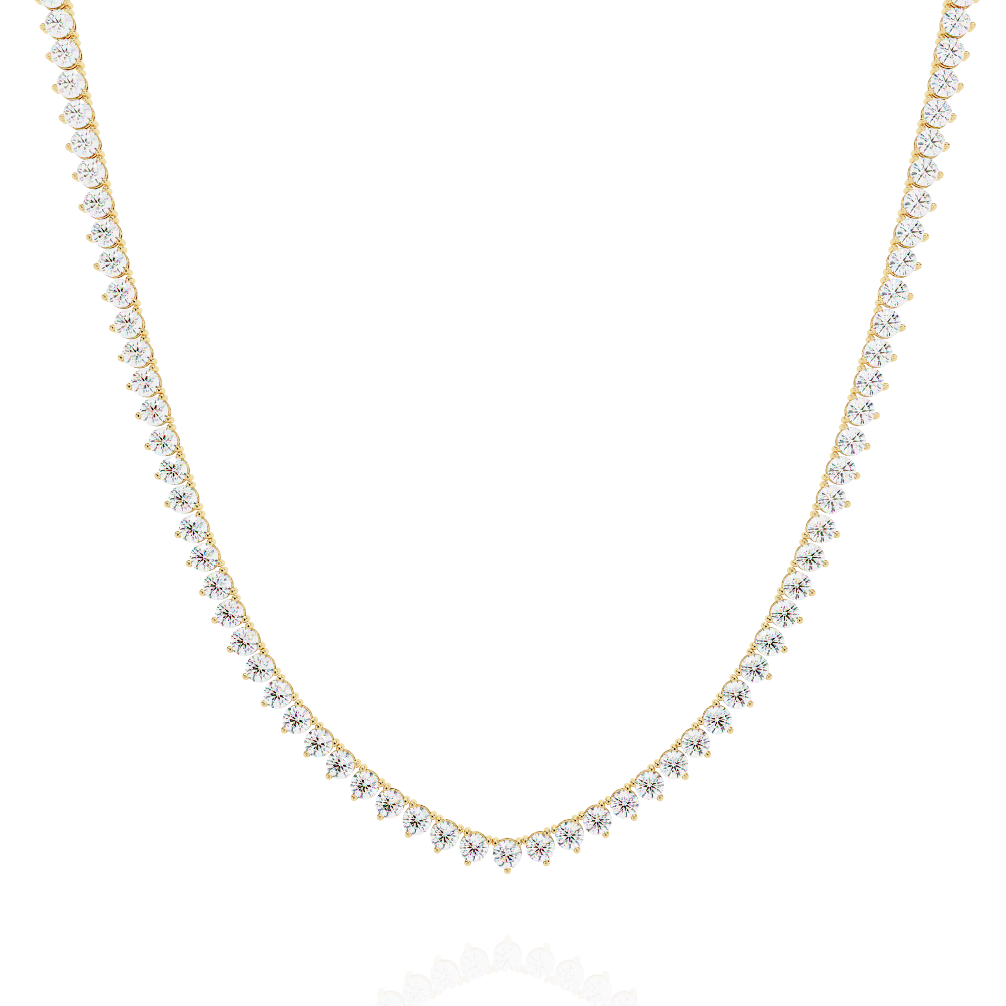 Dazzling Diamond Tennis Necklace