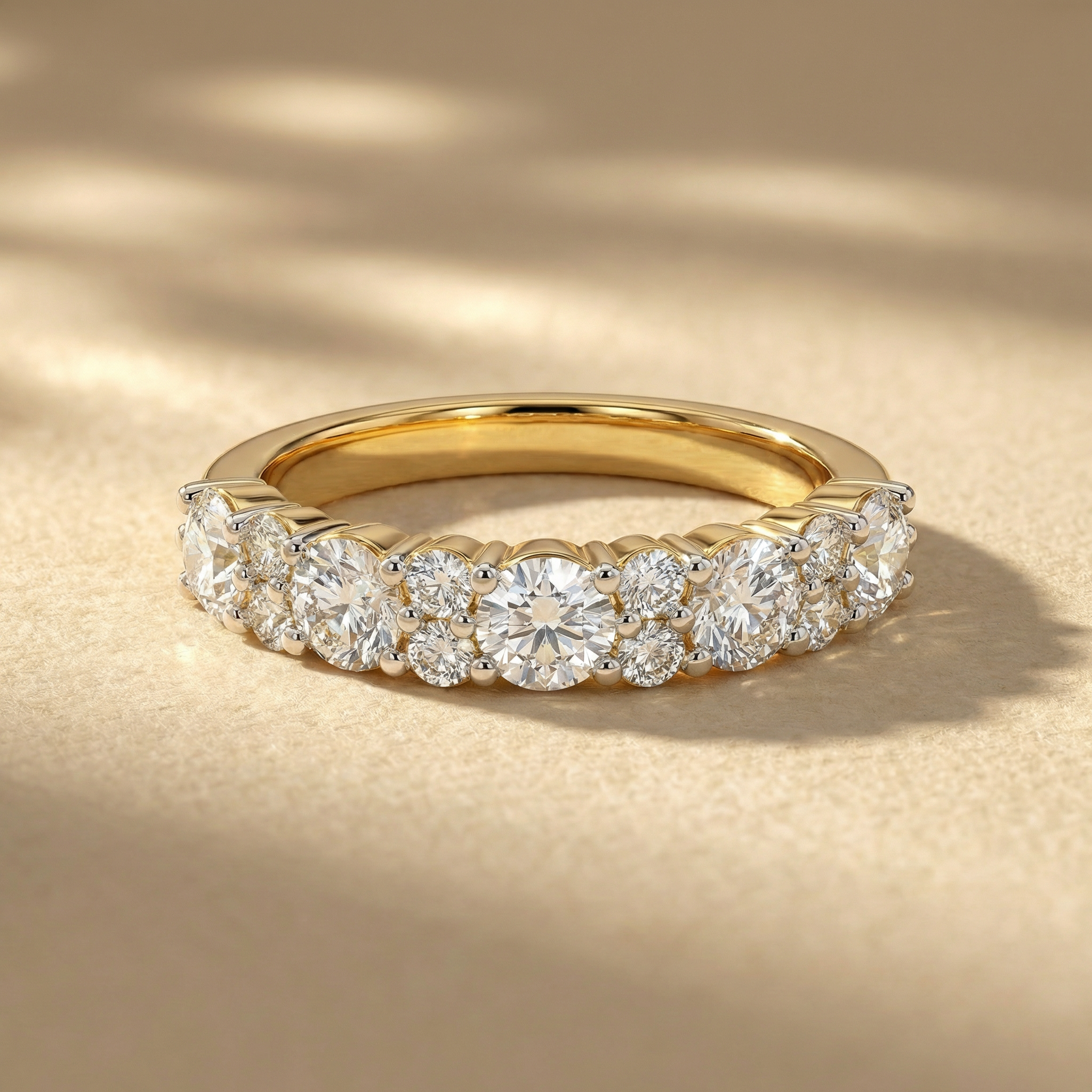 Classic Full Eternity Lab Grown Diamond Ring