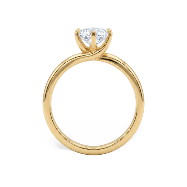 Classic Twisted Round Lab Grown Diamond Ring