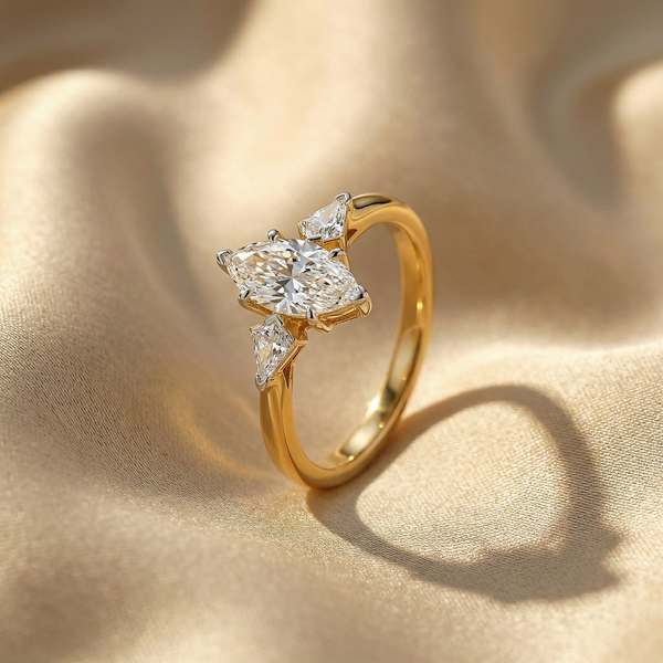Marquise Solitaire Lab Grown Diamond Ring