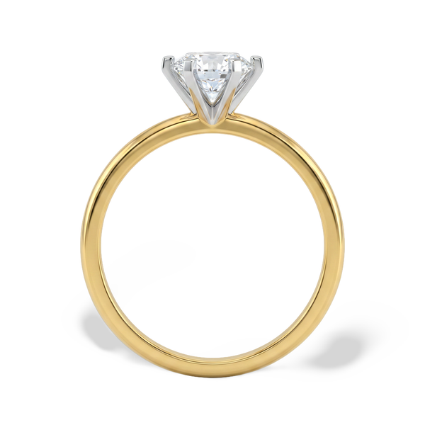 Minimal Prong Set Solitaire Lab Grown Diamond Ring