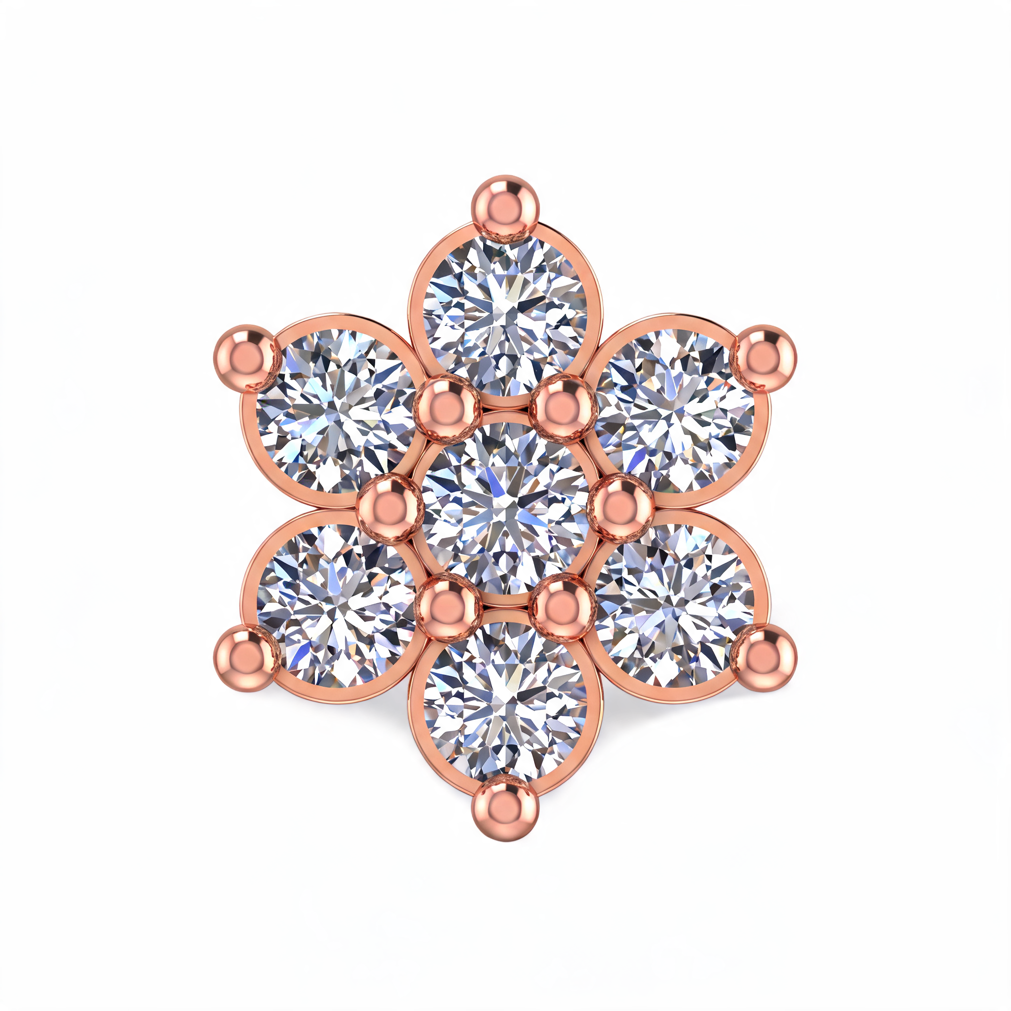 Blossom Sparkle Lab Grown Diamond Nosepin