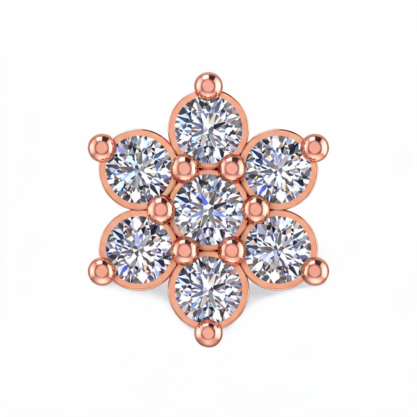 Blossom Sparkle Lab Grown Diamond Nosepin