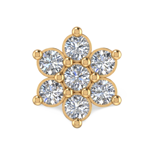 Blossom Sparkle Lab Grown Diamond Nosepin