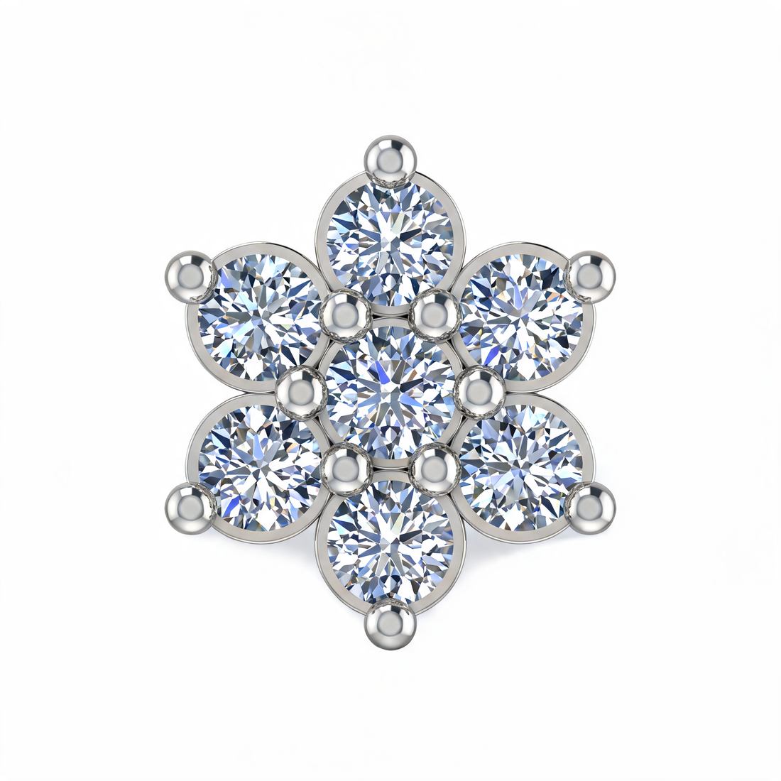 Blossom Sparkle Lab Grown Diamond Nosepin