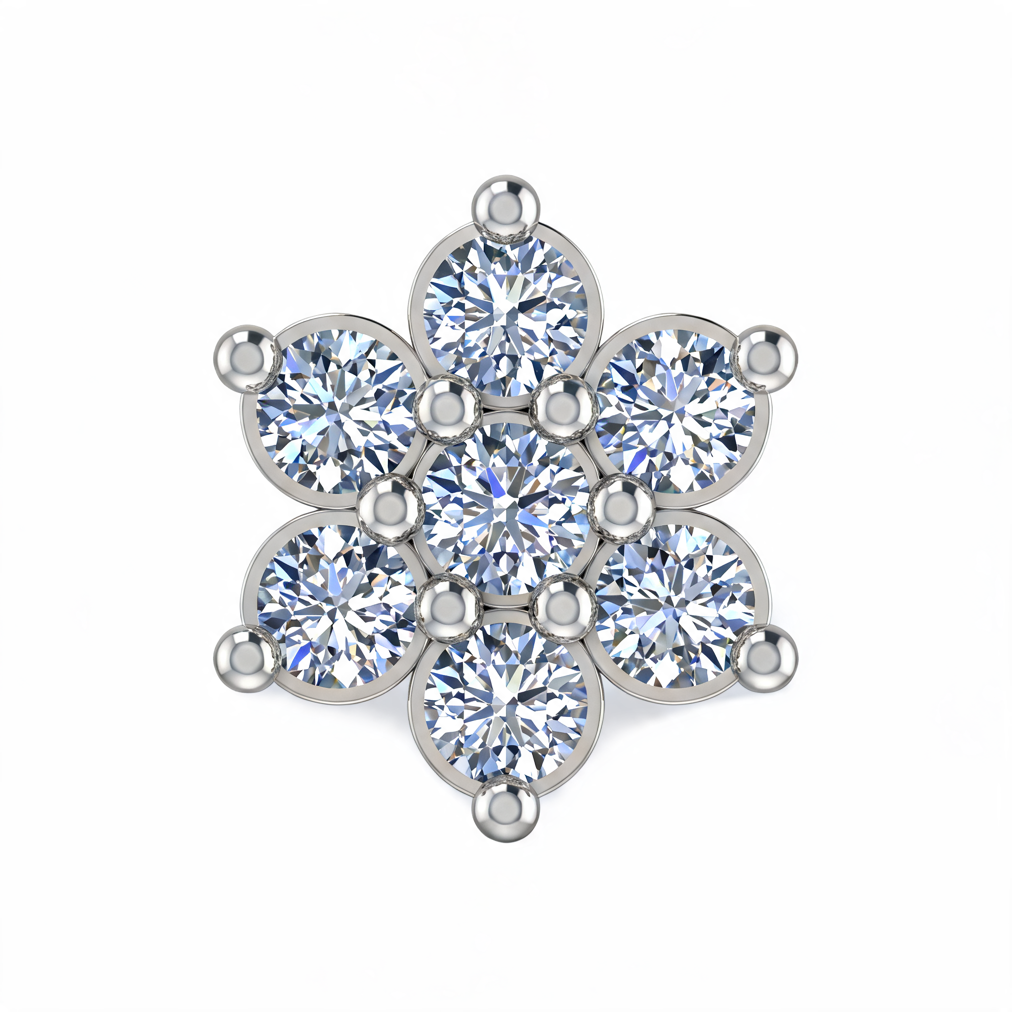 Blossom Sparkle Lab Grown Diamond Nosepin