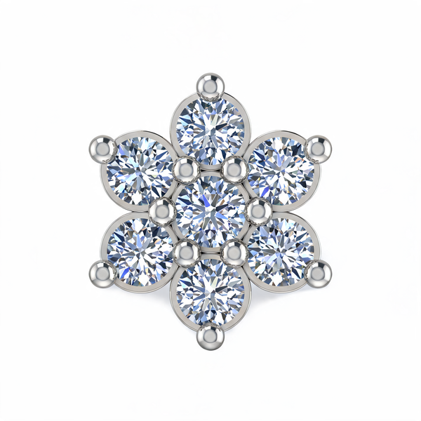 Blossom Sparkle Lab Grown Diamond Nosepin