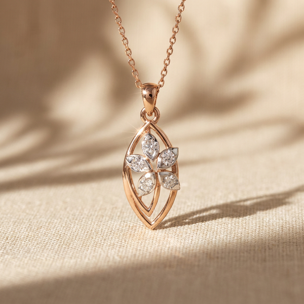 Radiant Oval Cut Lab Grown Diamond Pendant