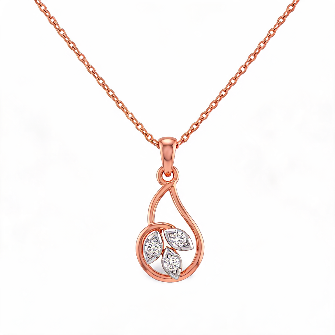 Imperial Double Halo Lab Grown Diamond Pendant