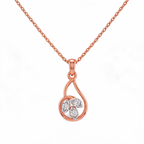 Imperial Double Halo Lab Grown Diamond Pendant
