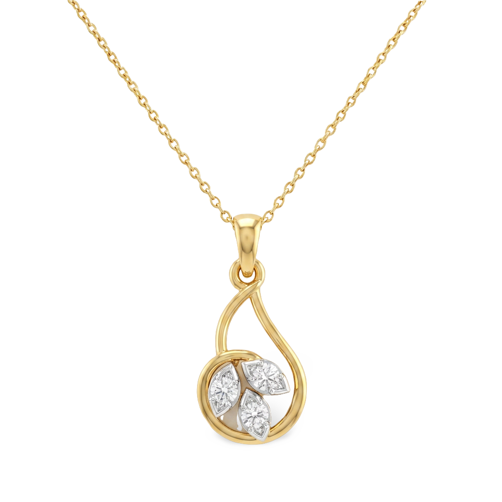 Imperial Double Halo Lab Grown Diamond Pendant