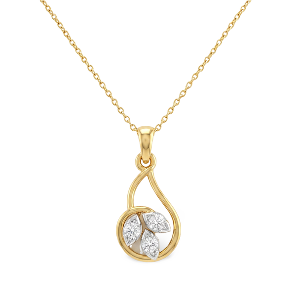 Imperial Double Halo Lab Grown Diamond Pendant