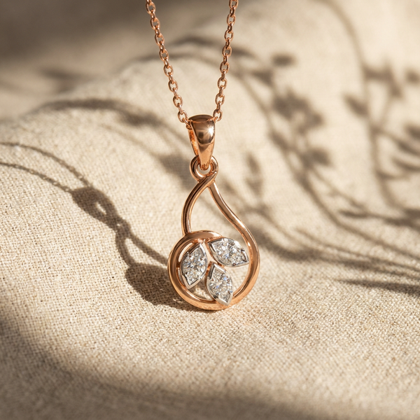 Imperial Double Halo Lab Grown Diamond Pendant