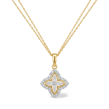 Charming Heart Emblem Lab Grown Diamond Pendant