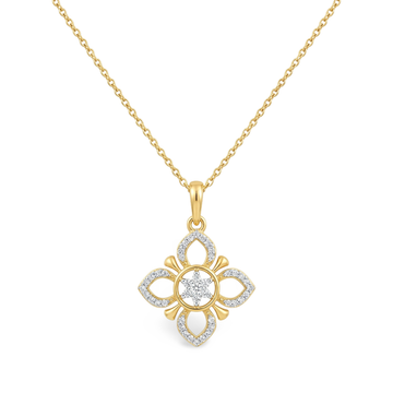 Captivating Open Circle Lab Grown Diamond Pendant